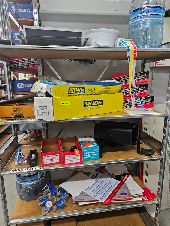 Assorted on Shelf, Parts, More