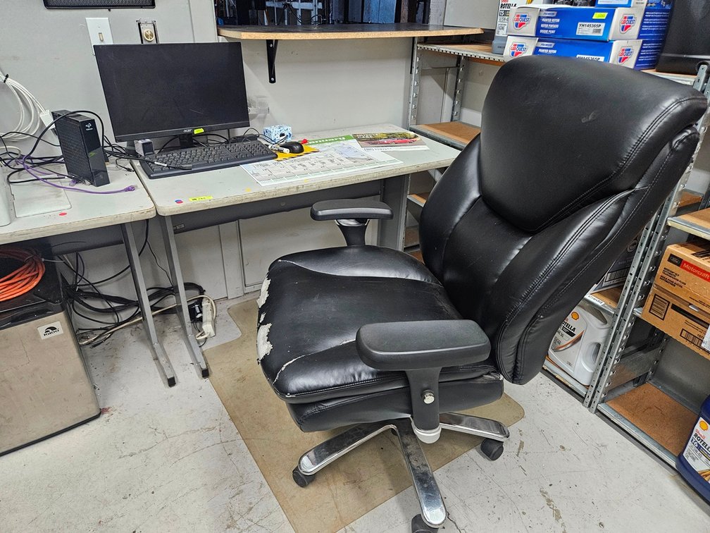 2 Office Tables, Chair