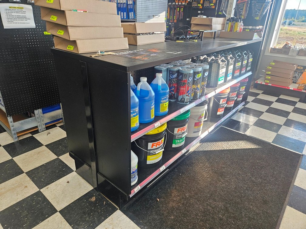 Lozier Retail Counter, 96"x30"x43"