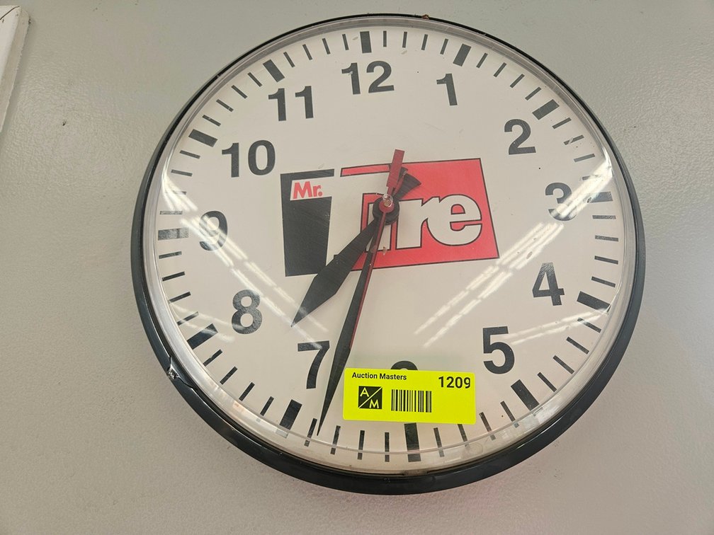 Mr. Tire 12" Wall Clock