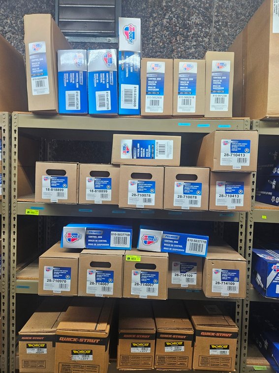 Assorted Carquest Strut Assemblies, Monroe Struts, More in Section
