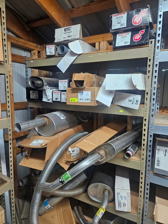 Assorted Exhaust Parts, More in Section