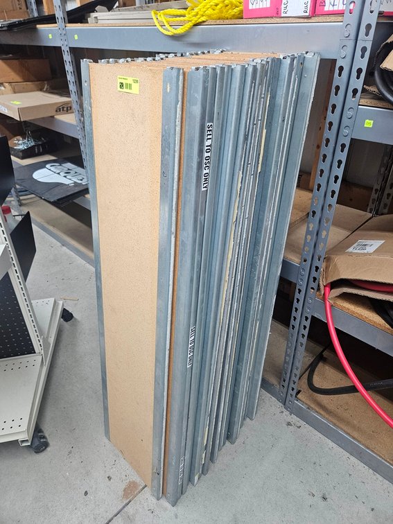 20 Parts Shelving Boards, 48"x12"