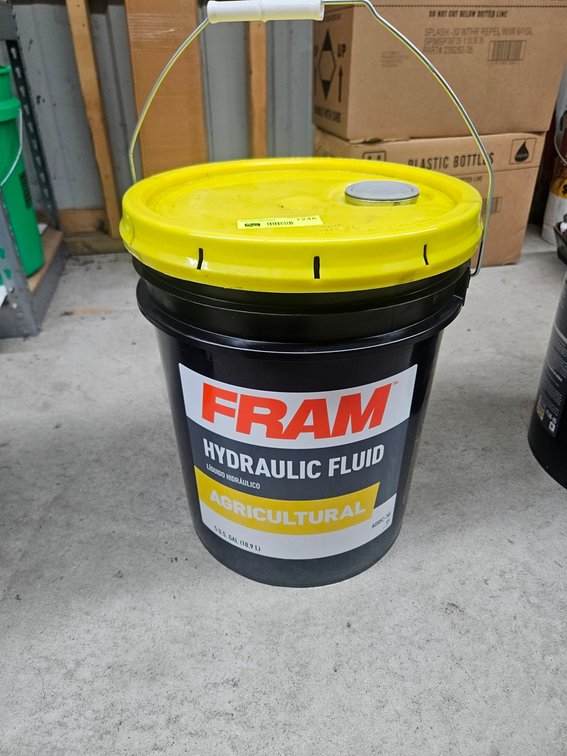 Fram Agricultural Hydraulic Fluid, 5 Gallon Bucket