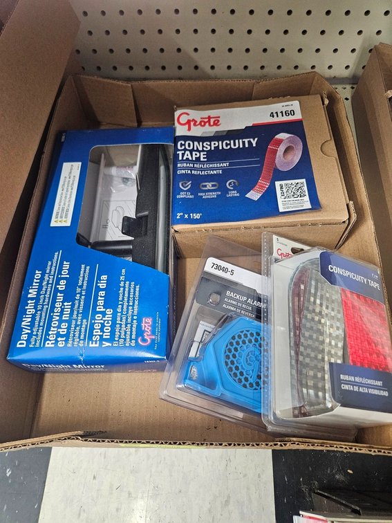 Rearview Mirror, Conspicuity Tape, More