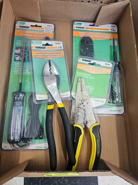 2 Pliers, Circuit Tester, Tester/Stripper Kit