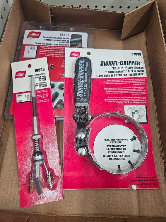 Oil Filter Wrench, Harmonic-Balancer Puller, Honer