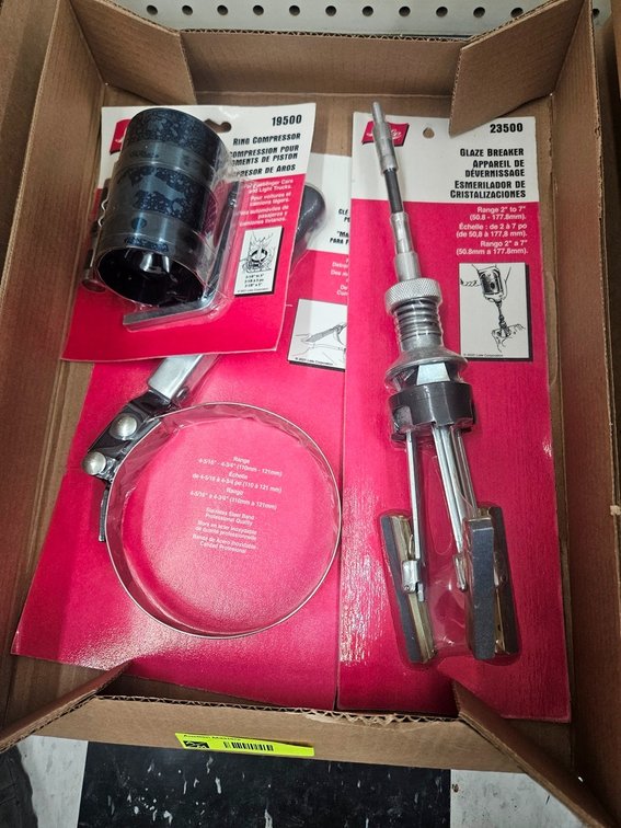 Glazer Breaker, Ring Compressor, Oil Filter Wrench