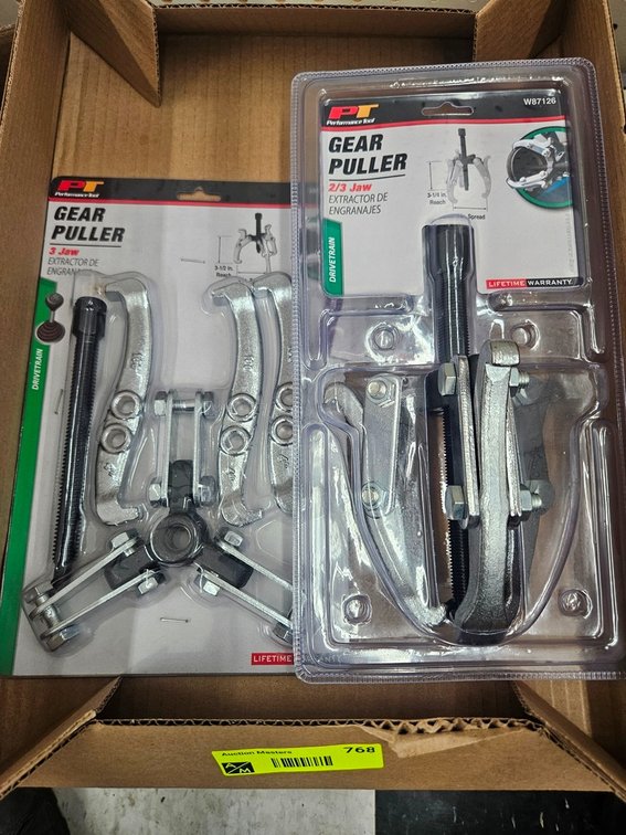 2 Gear Pullers, Windshield Wiper Arm Remover