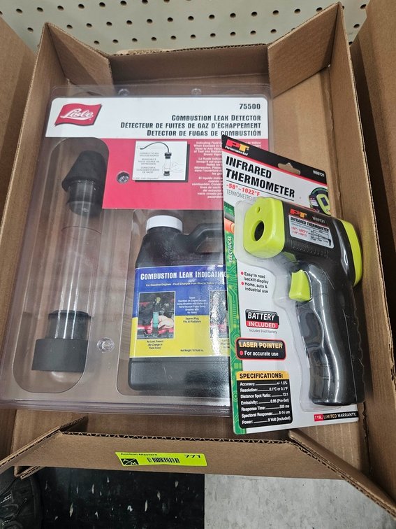 Infrared Thermometer, Combustion Leak Protector