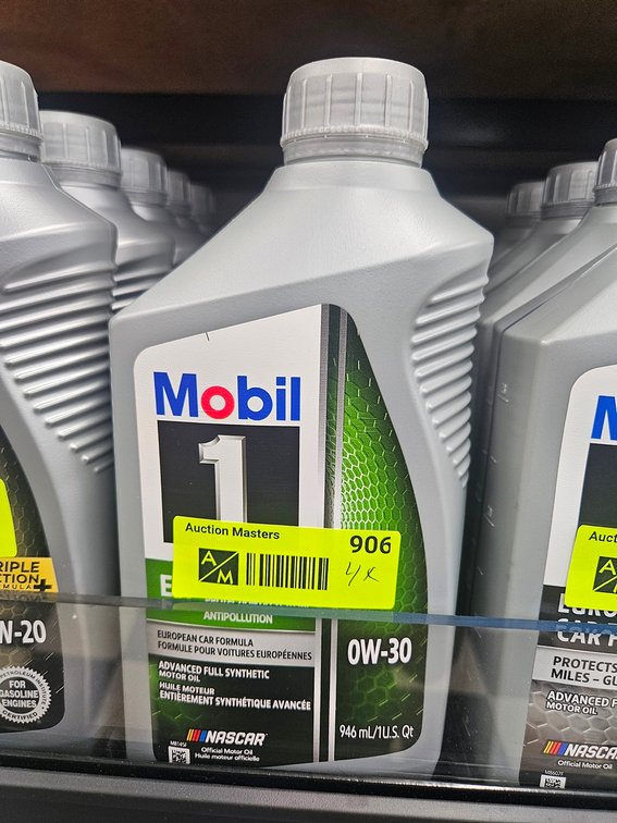 4 Mobil 1 0W-30 Synthetic Oil, Quarts