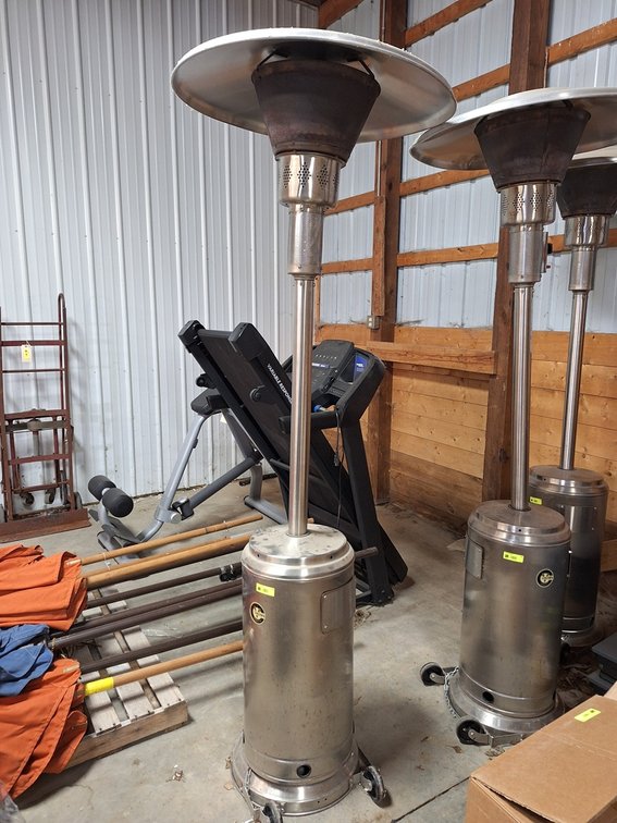 Crown Propane Patio Heater on Wheels, 88" Tall