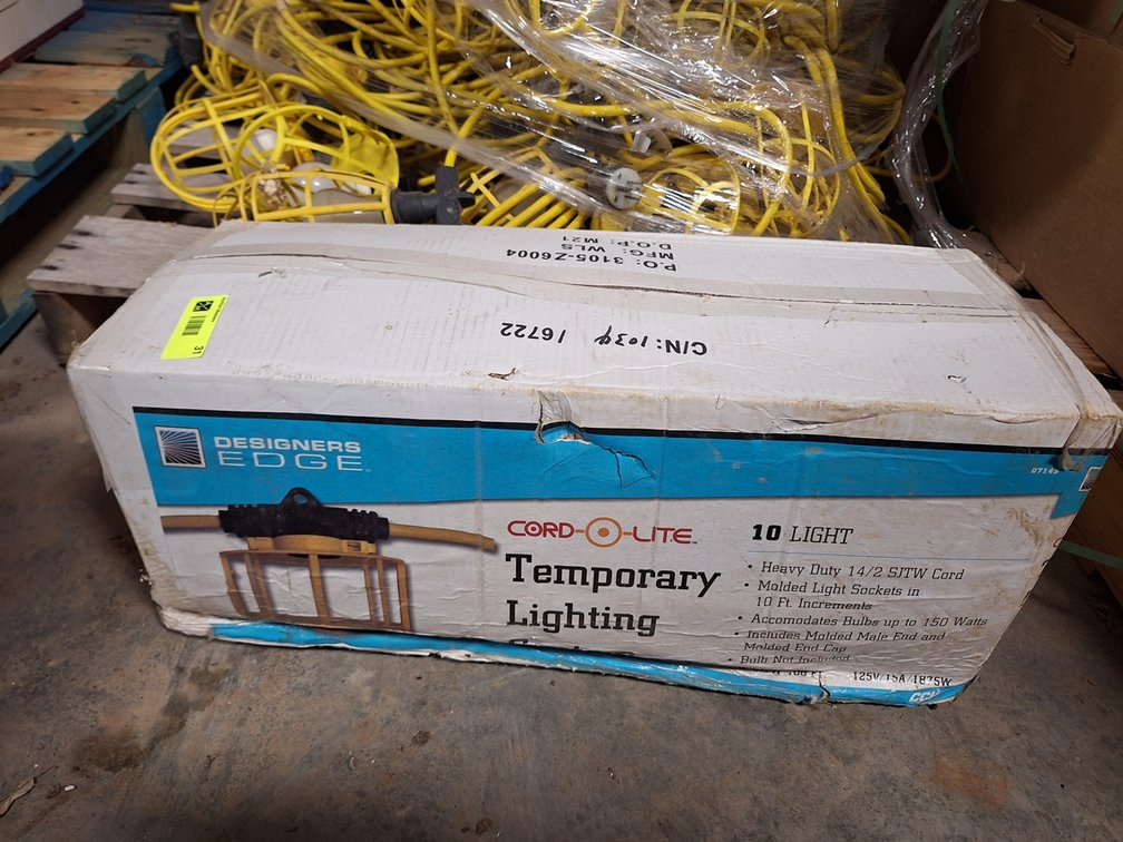 Designer's Edge Temporary Light System, 10 Lights