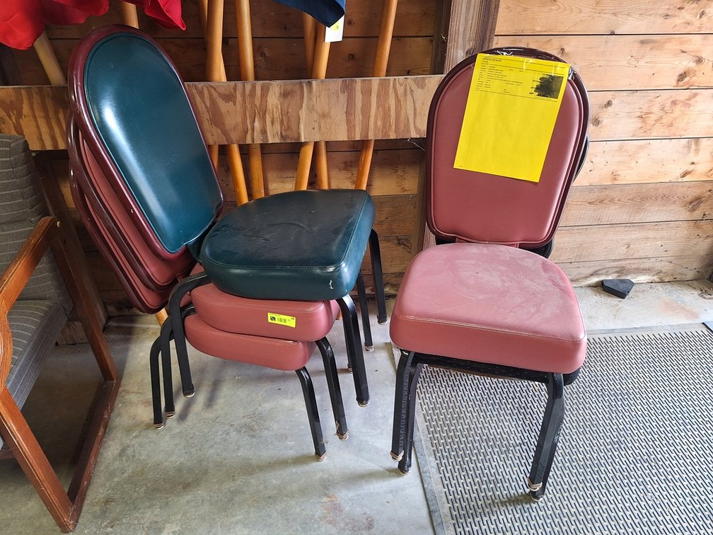 Assorted Padded Chairs