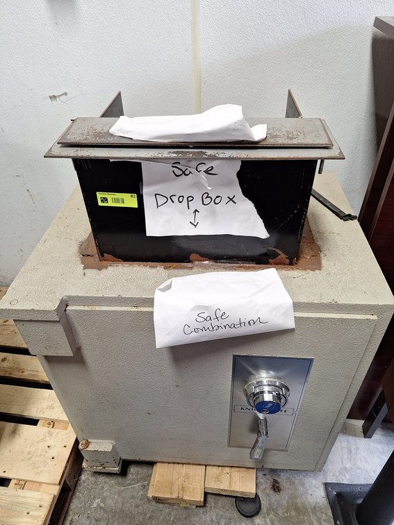 Knight Safe Combo Drop Box Safe with Combo