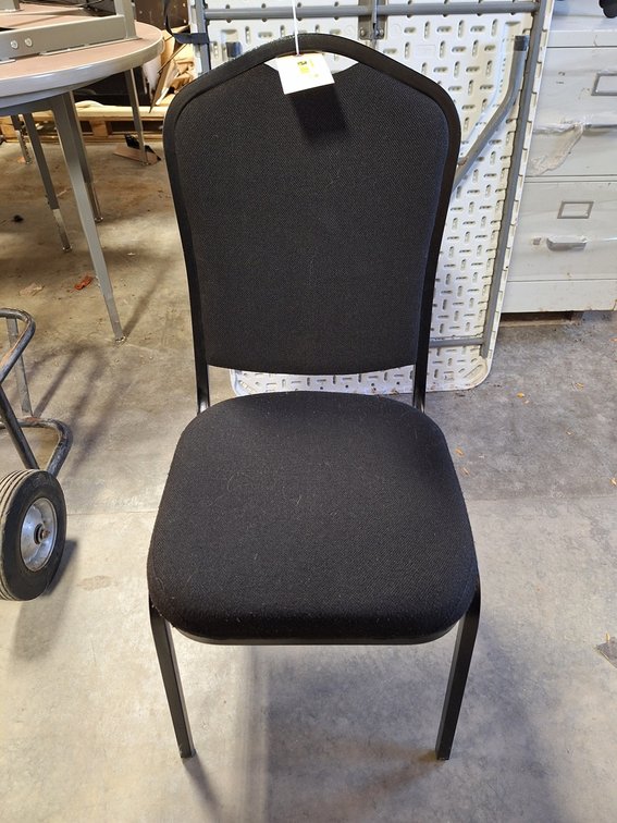 105 Metal/Fabric Stack Chairs