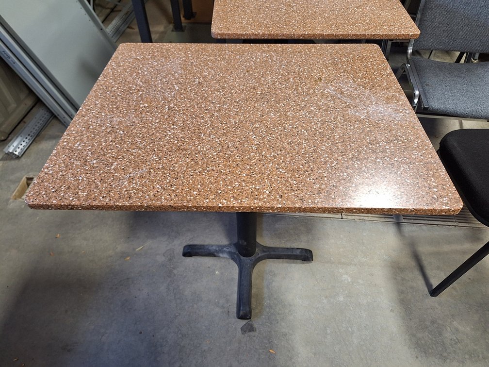 2 Granite-Like Tables, 34"x28"x29"