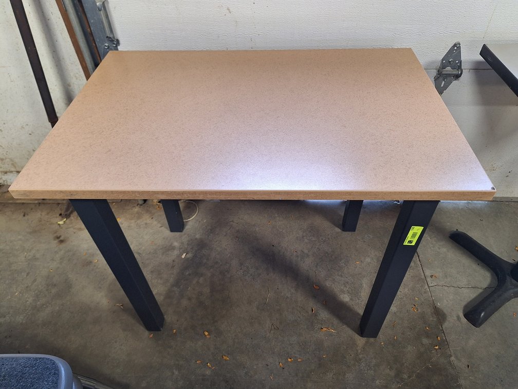 4 Green Top Tables, 35"x23"x29"