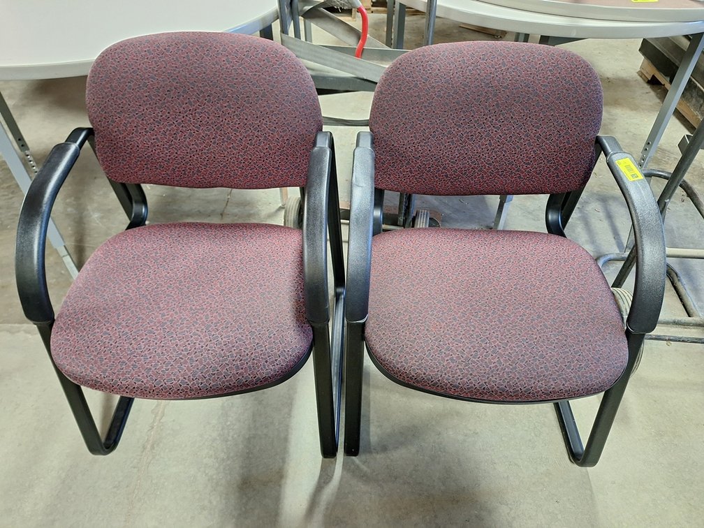 2 Padded Office Chairs