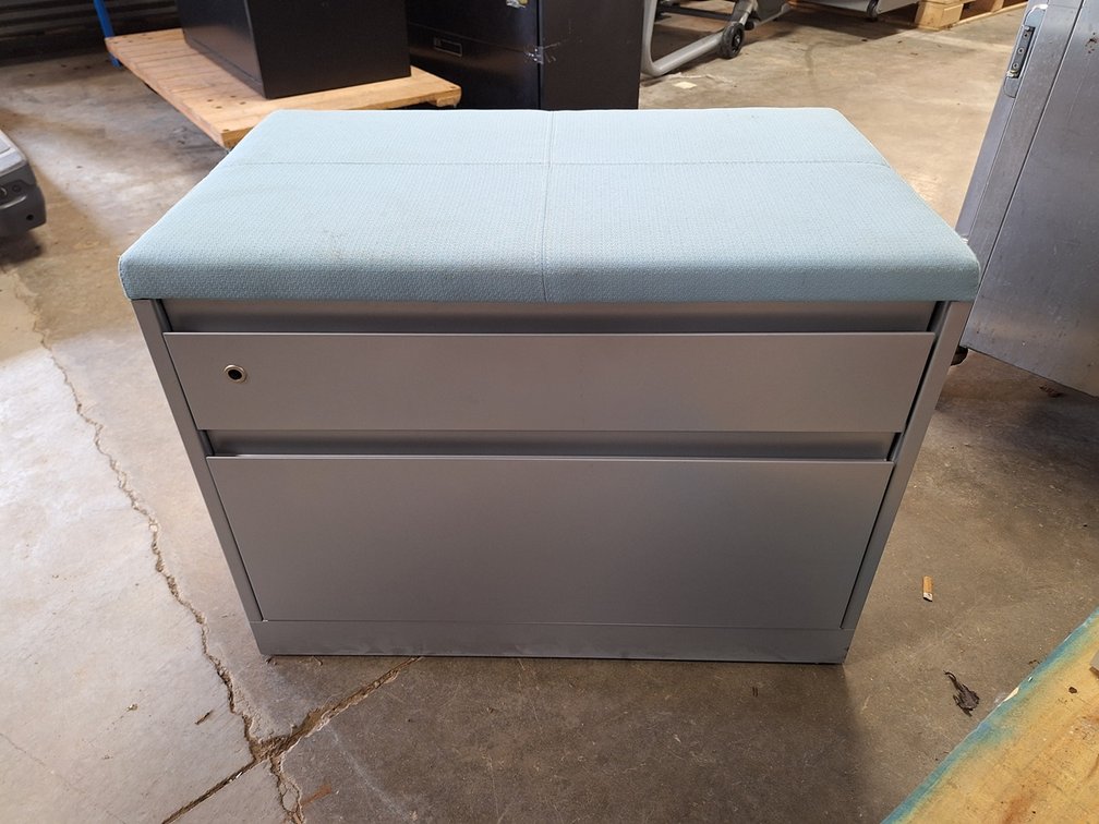 Padded Top Metal Cabinet, 30"x18"x24"