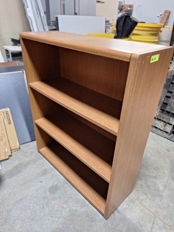 Wood Bookcase, 36"x13"x43"
