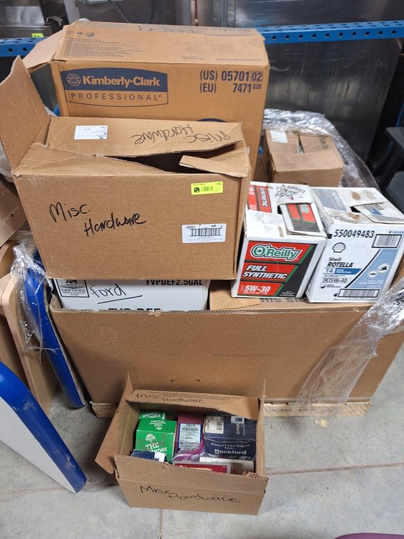 Pallet Assorted Parts and Hardware