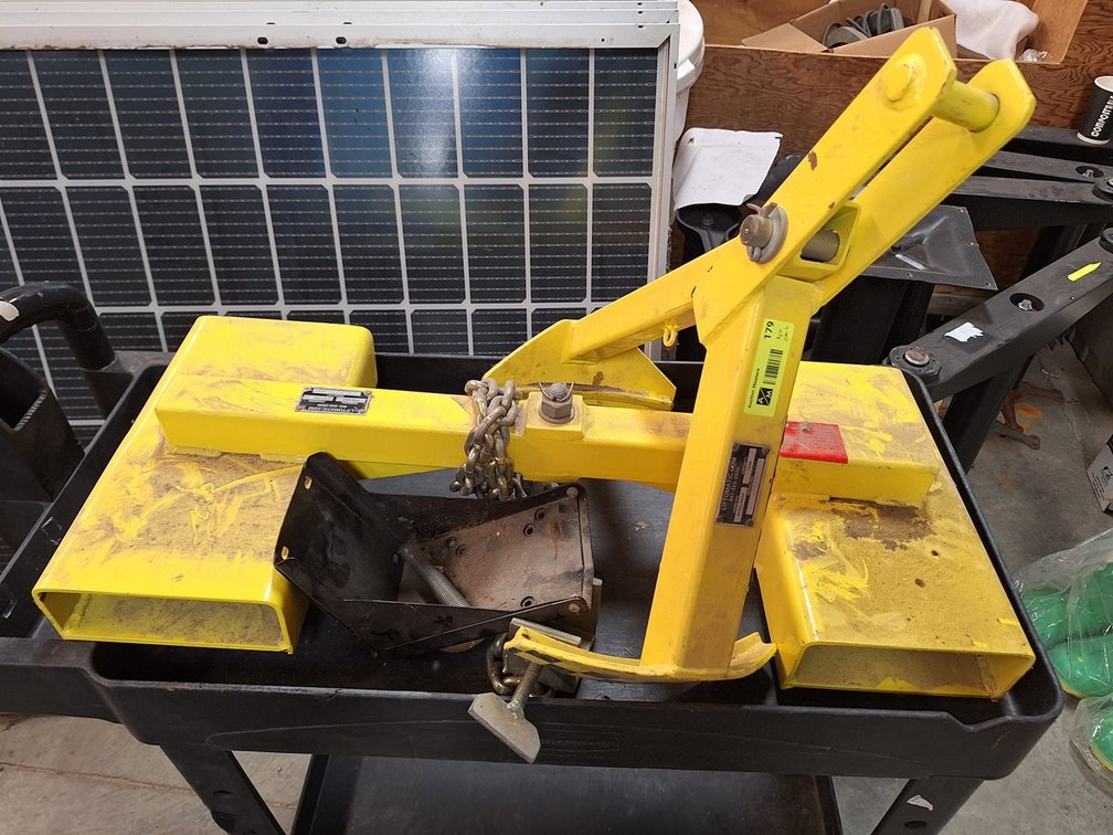 Liftomatic Forklift Barrel Attachment