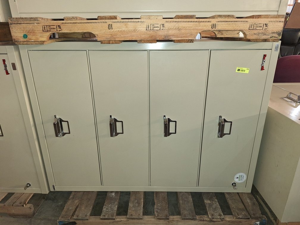 Fire King 4 Drawer Fire Cabinet, 27"x22"x53", no key