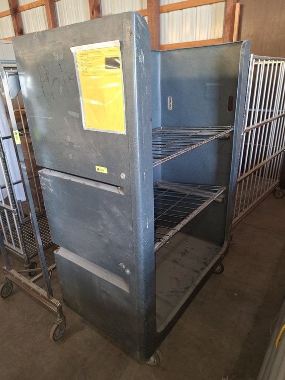 Poly/Metal Laundry Rack on Wheels