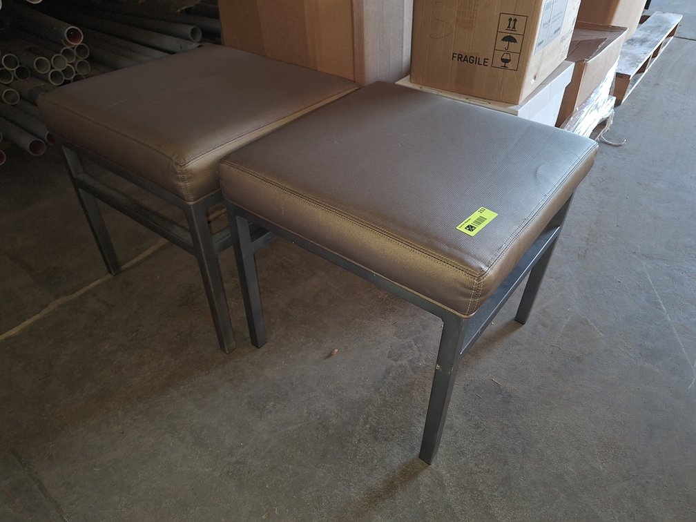 2 Padded Stools