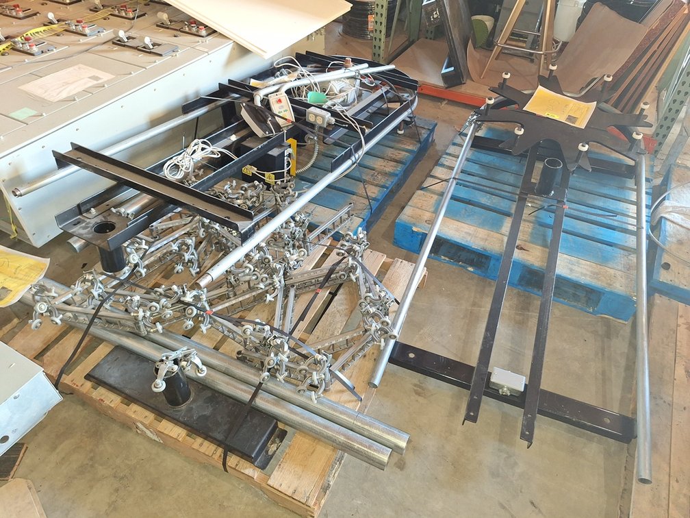 Coat Check Motorized Carousel, Approx. 167' Long Track
