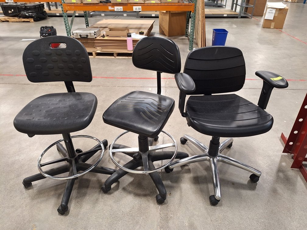 3 Shop Chairs/Stools