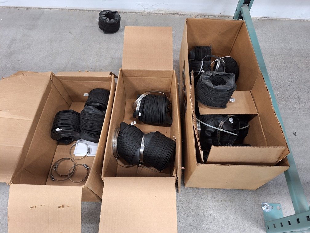 3 Boxes Joyce Flex Hose, Clamps