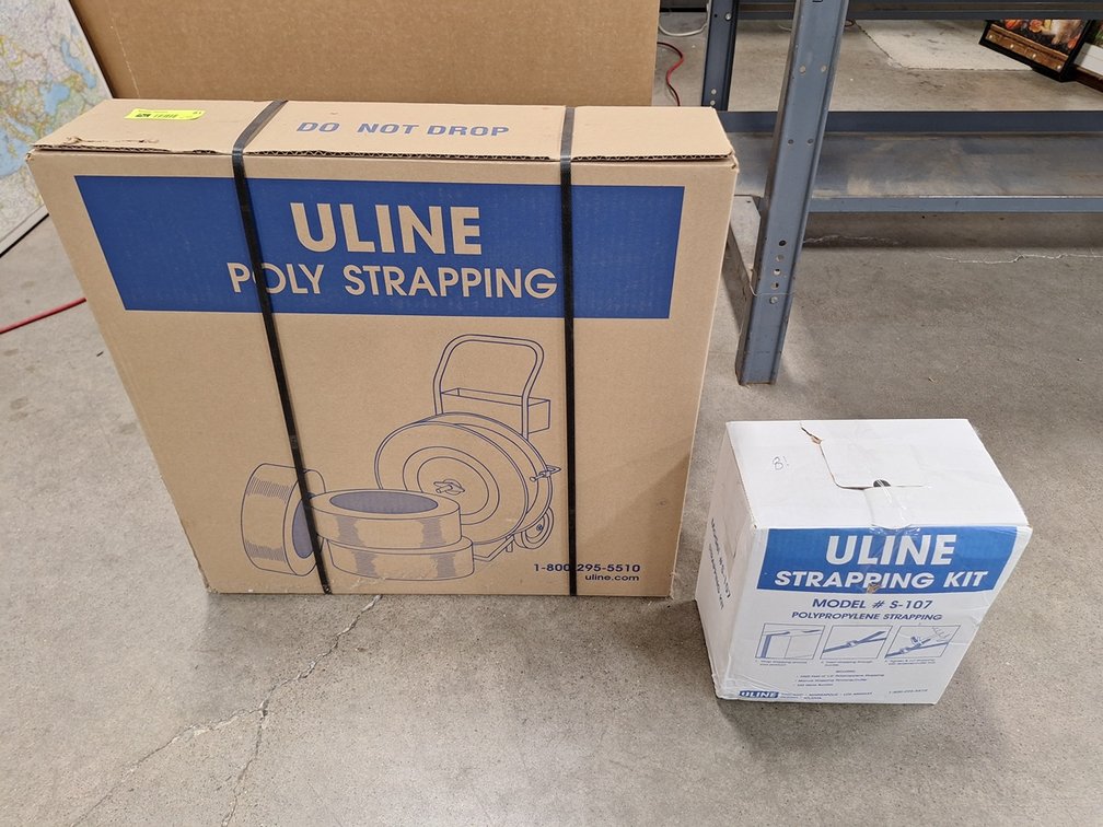 2 Boxes Uline Strapping
