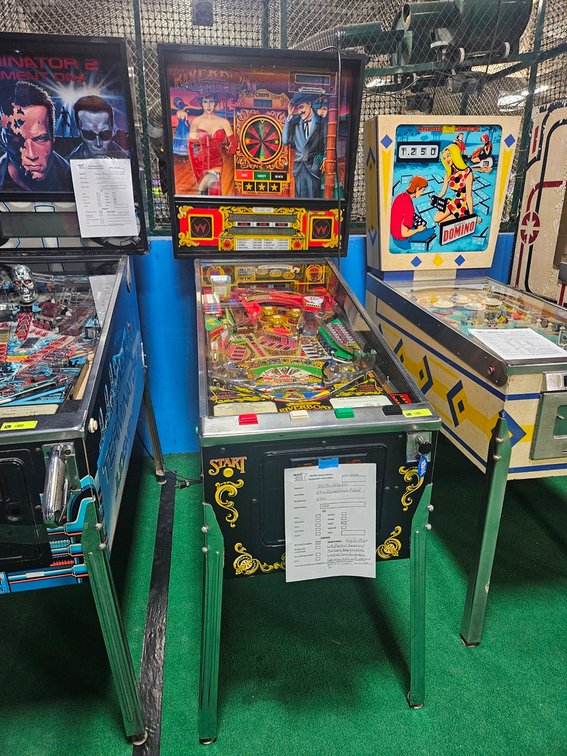 Williams Riverboat Gambler Pinball, Serial 0826