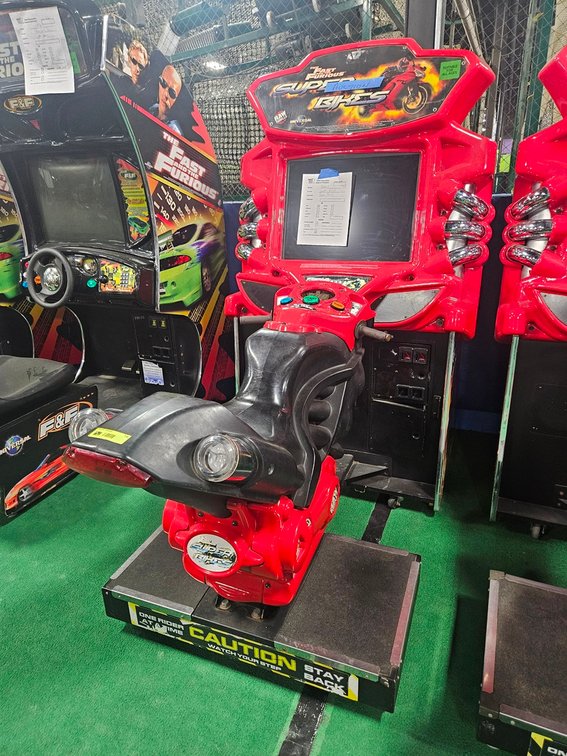 Raw Thrills Fast and Furious Super Bikes Video Game