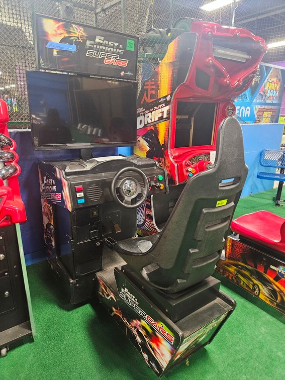 Raw Thrills Fast and Furious Super Cars Video Game