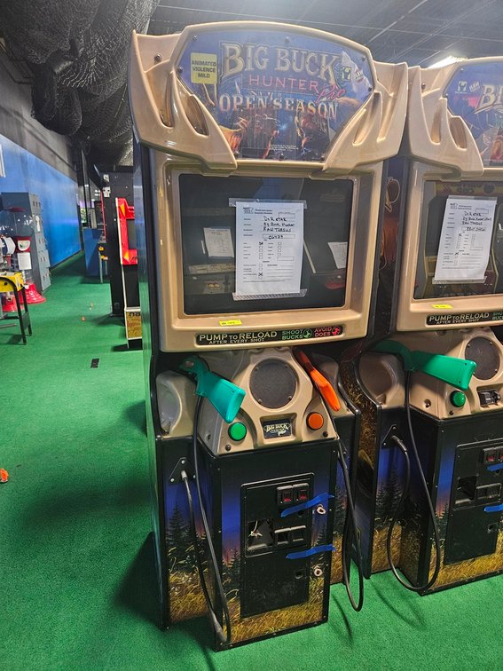 Raw Thrills Big Buck Hunter Pro Open Season Video Game, Serial 06439, Needs repair