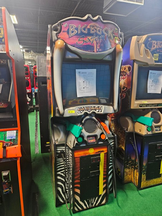 Raw Thrills Big Buck Hunter Safari Video Game, Serial 04763