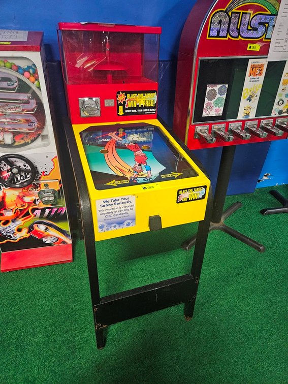 Play More Win More Gumball Vending Machine