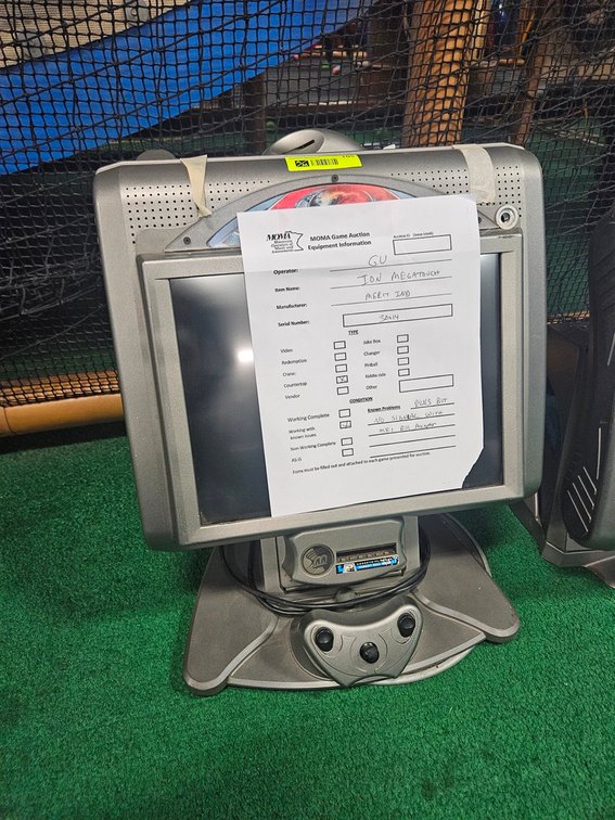 Merit Ion Megatouch Countertop Video Game, Bill Acceptor, No signal