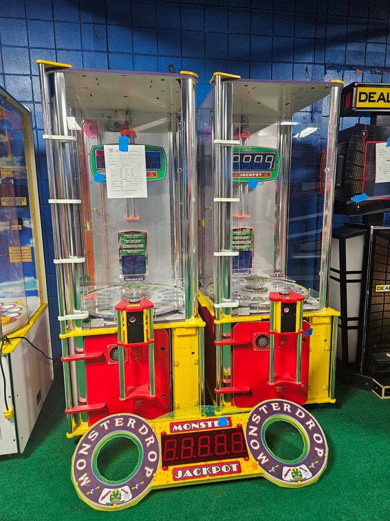 Benchmark Games Monster Drop Redemption Game, Serial 115-2771, Motor makes sound but doesn't spin the wheel