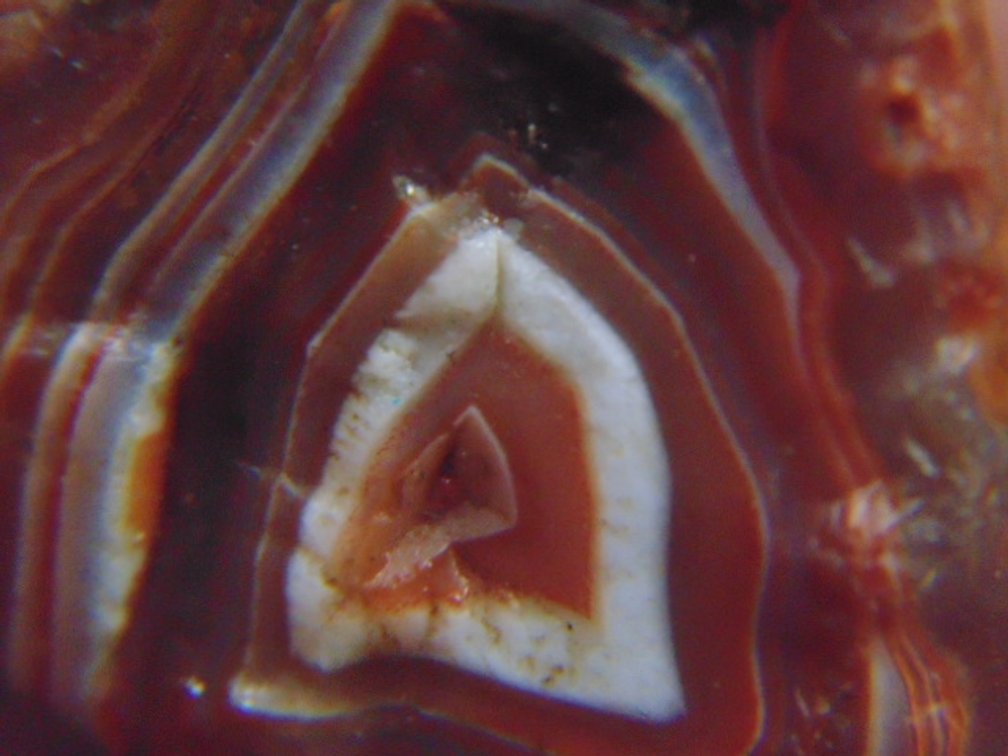 A 1.2 oz Lake Superior Agate with a bold banded face