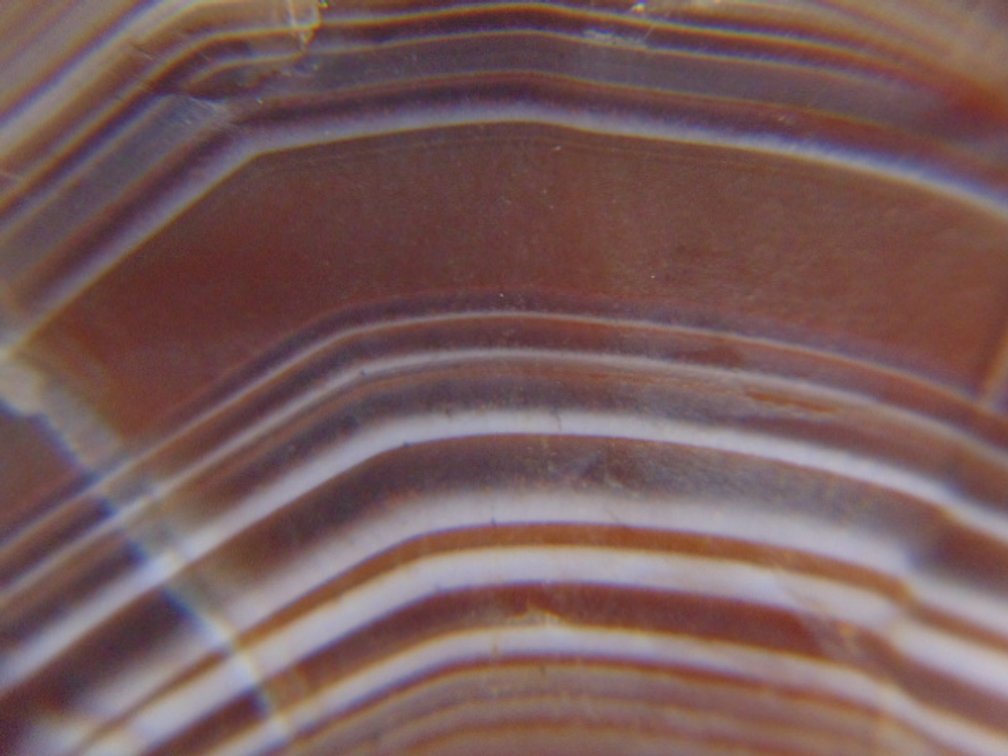 A .5 oz Lake Superior Agate that is full of banding