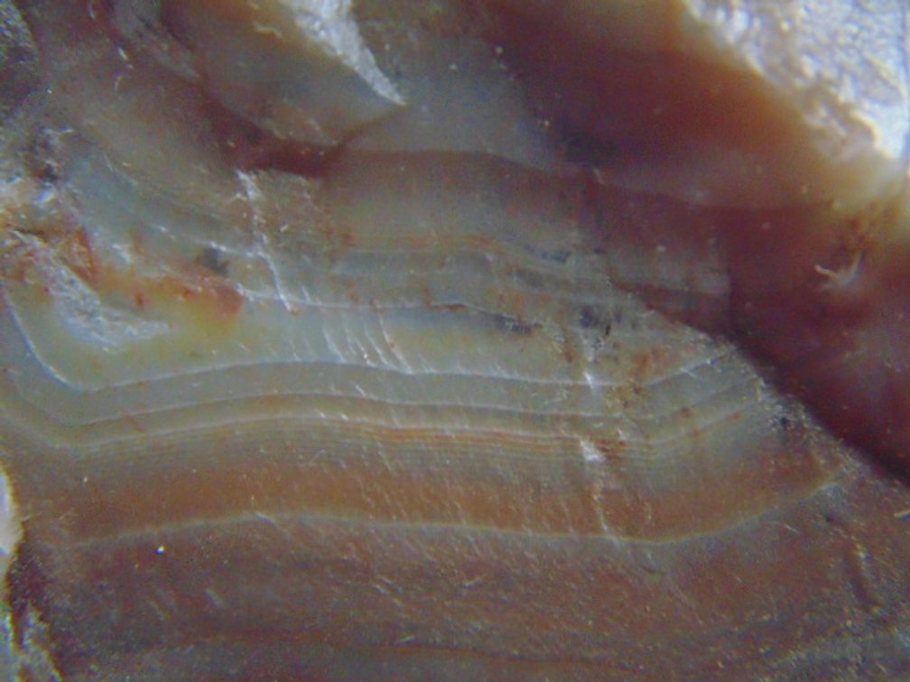 A 3.1 oz Lake Superior Agate that has a full banded face