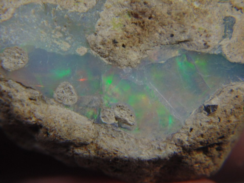 A rough 7.9 gram Ethiopian Opal