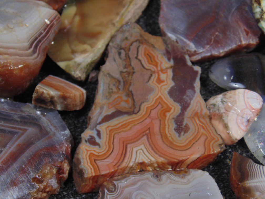 An assortment of Misc slabs, 6.2 ozs