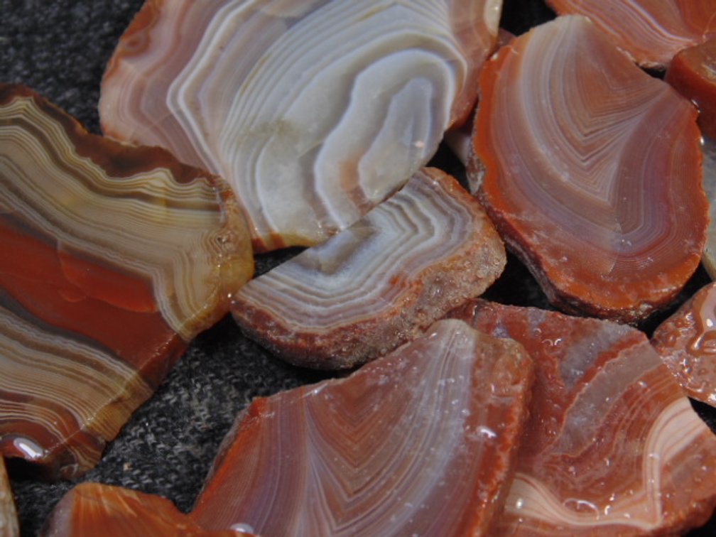 An assortment of Lake Superior Agates, 9.2 ozs