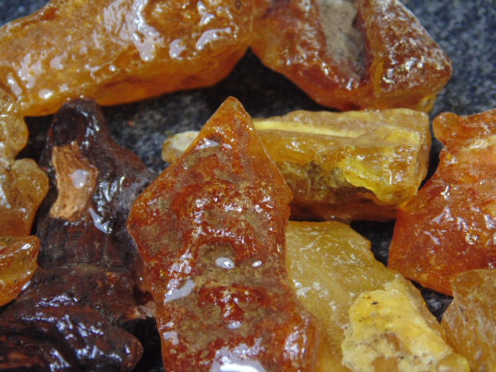 1.2 ozs of rough Amber