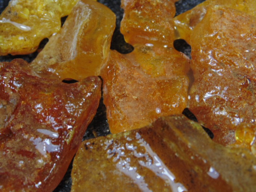 1.1 ozs of rough Amber